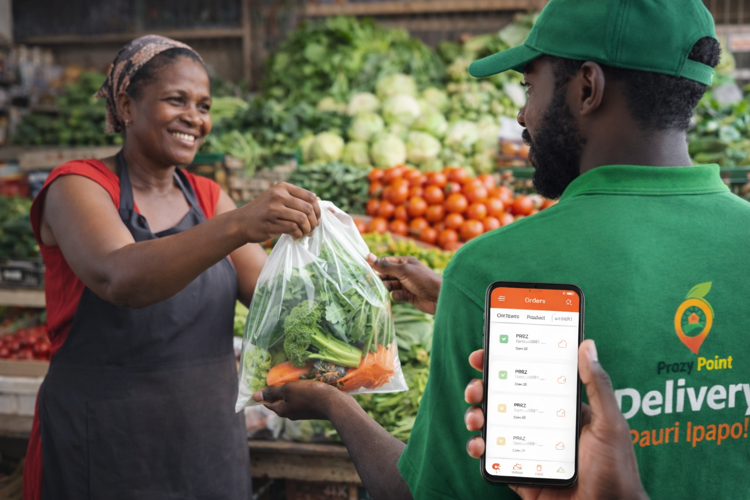 Prazi customer shopping app
